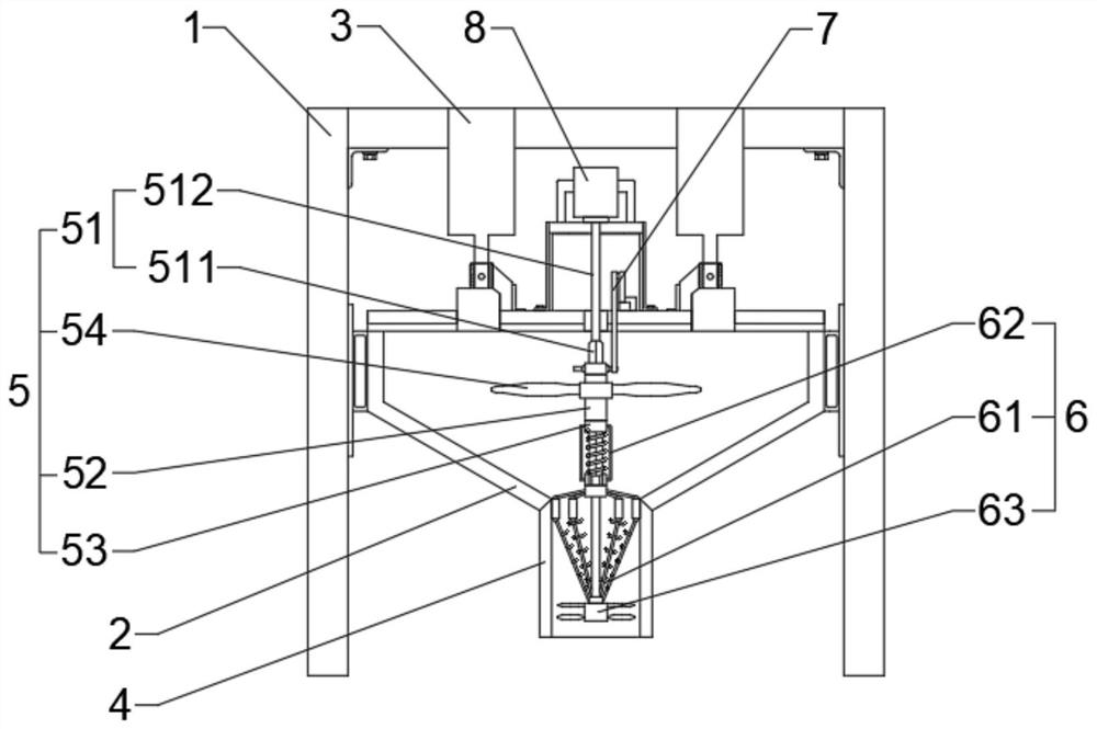 A mixer with anti-clogging function