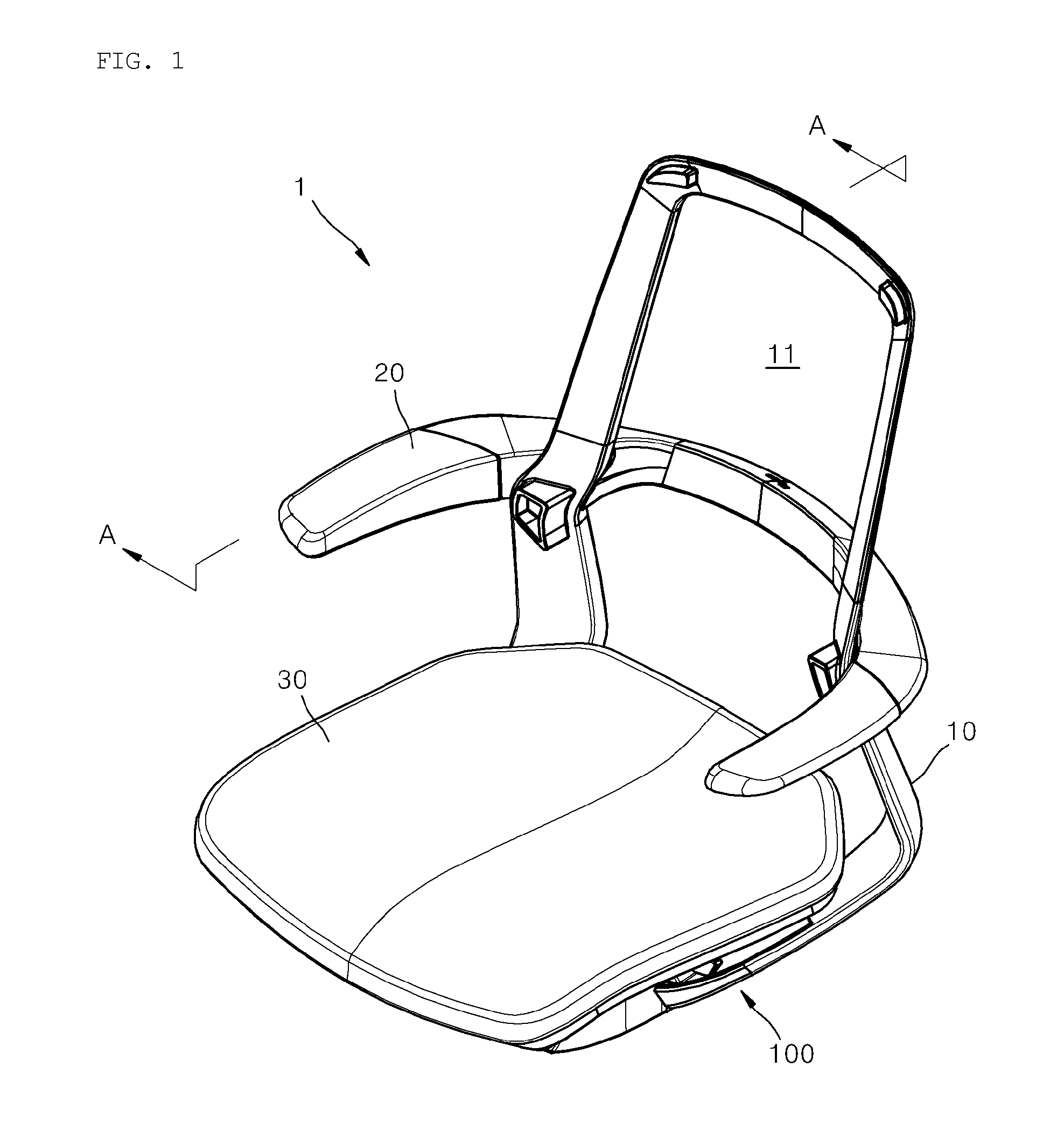 Tilting type chair