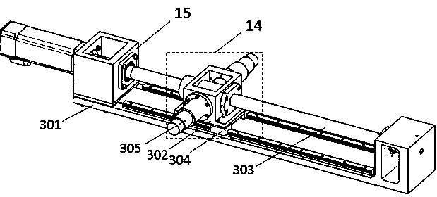 Five-degree-of-freedom precise series-parallel robot with mobile platform additional constraints