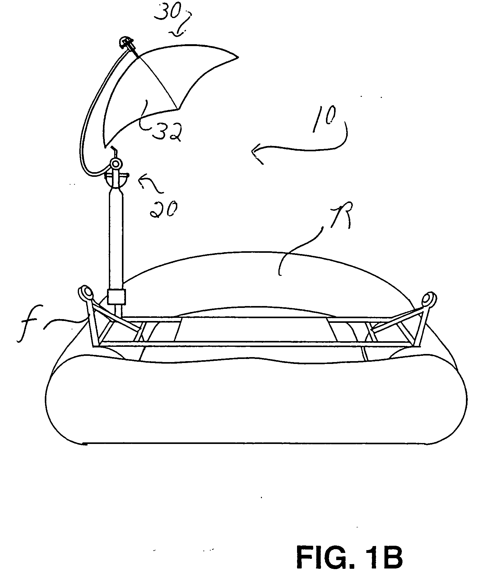 Quick set-up and take-down umbrella system