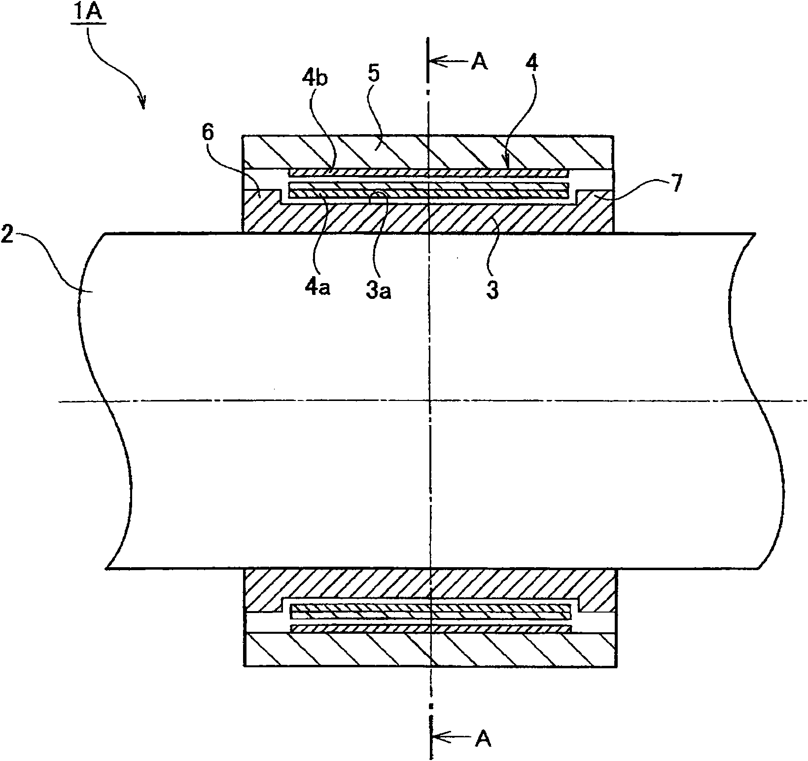 Foil bearing device