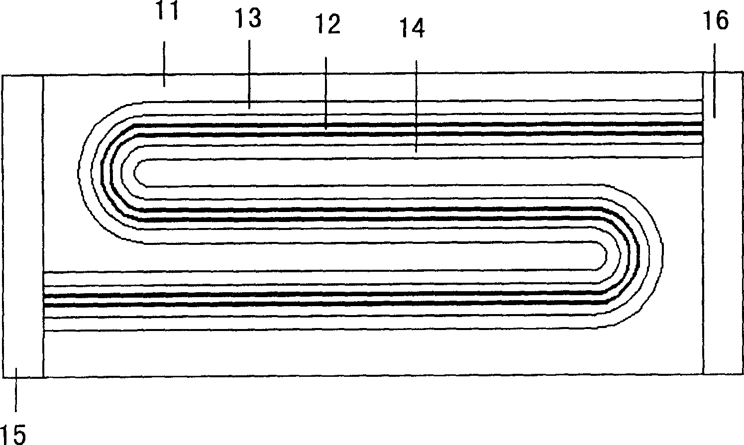 Ridge waveguide and two-D photonic crystal combined silicon-base Raman laser structure