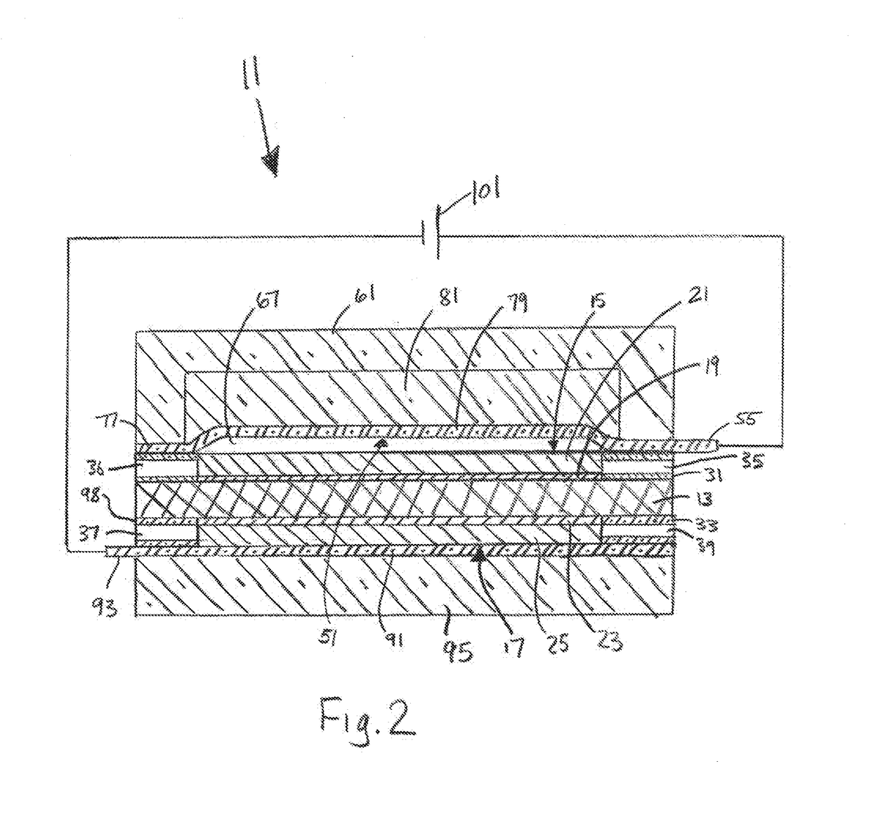 Self-regulating electrolytic gas generator and implant system comprising the same