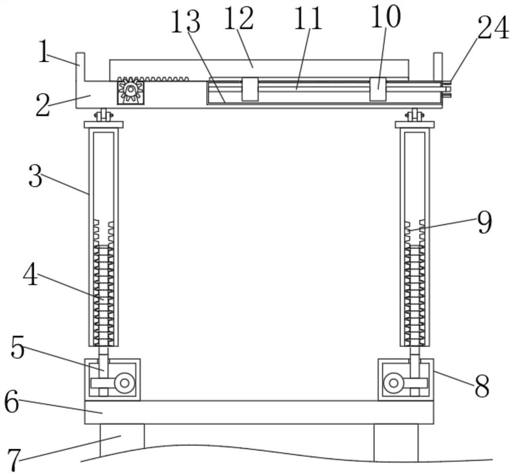 Mechanical steel structure alignment base and manufacturing method thereof