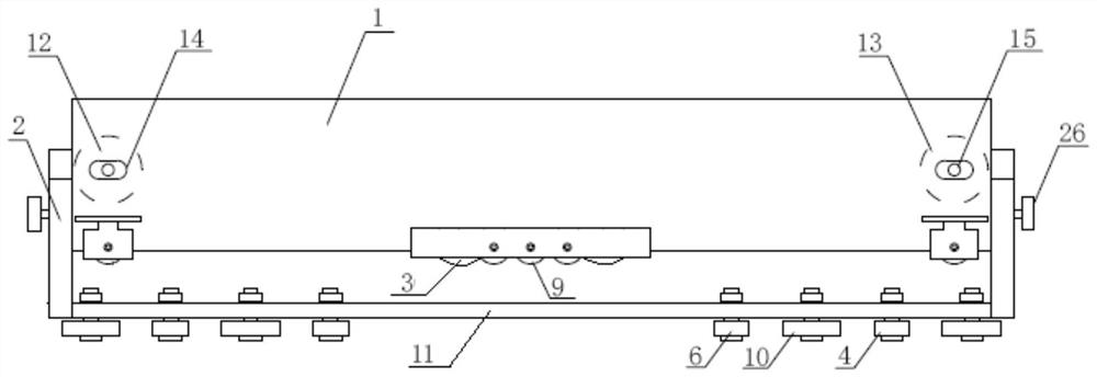 Traveling device of automatic welding tractor