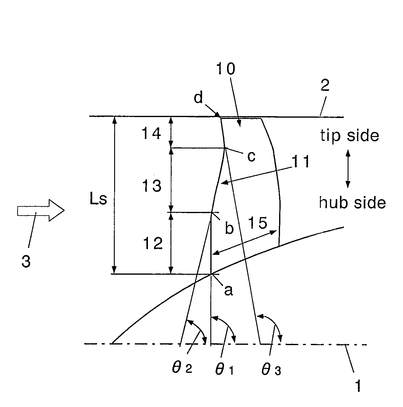 Fan rotating blade for turbofan engine