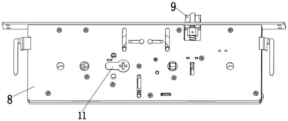 Lock of speed reduction device with clutch mechanism