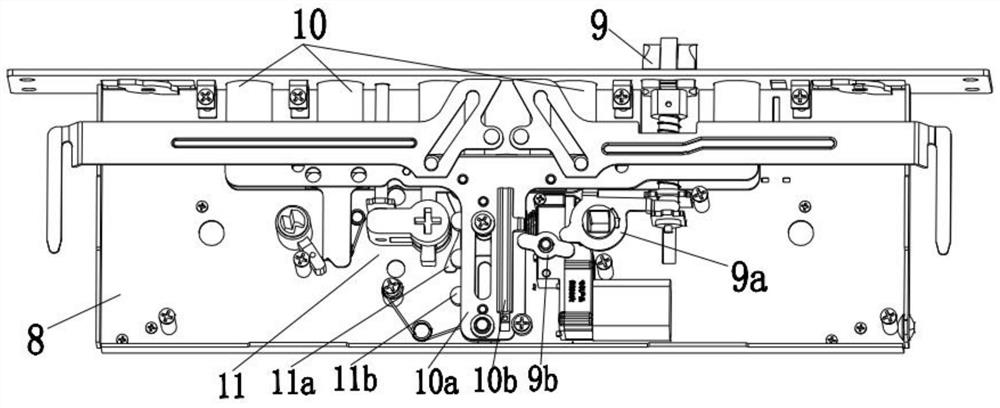 Lock of speed reduction device with clutch mechanism