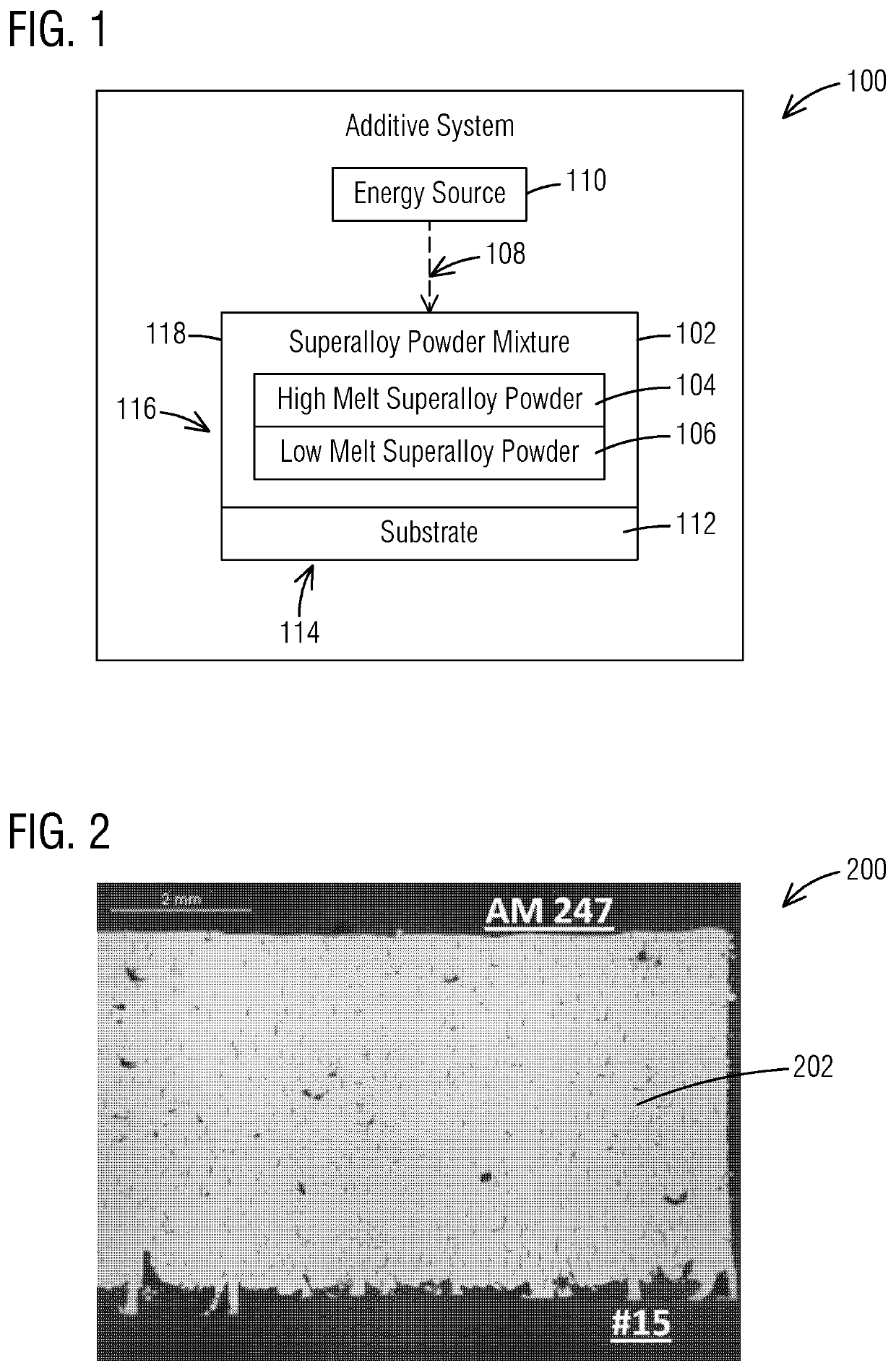 High melt superalloy powder for liquid assisted additive manufacturing of a superalloy component