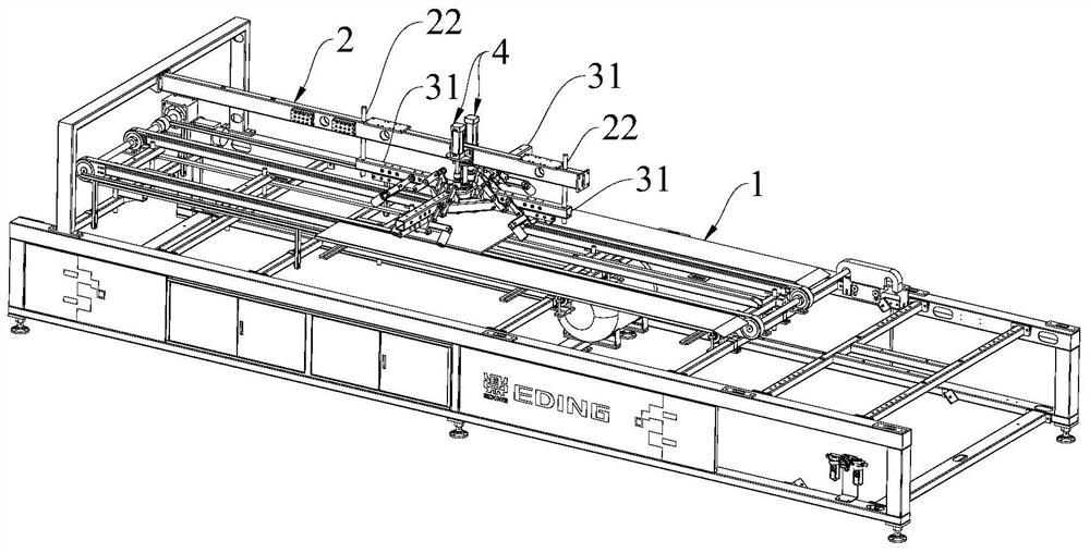 Brick side face arranging device