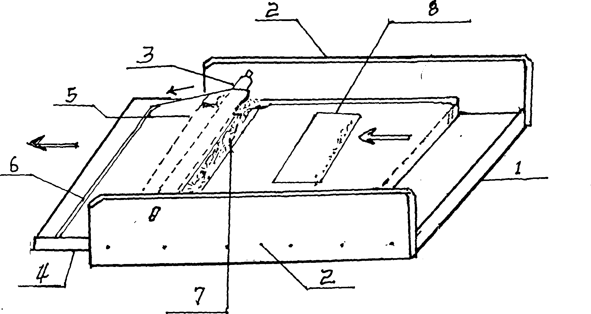 Simple domestic cigarette-rolling machine