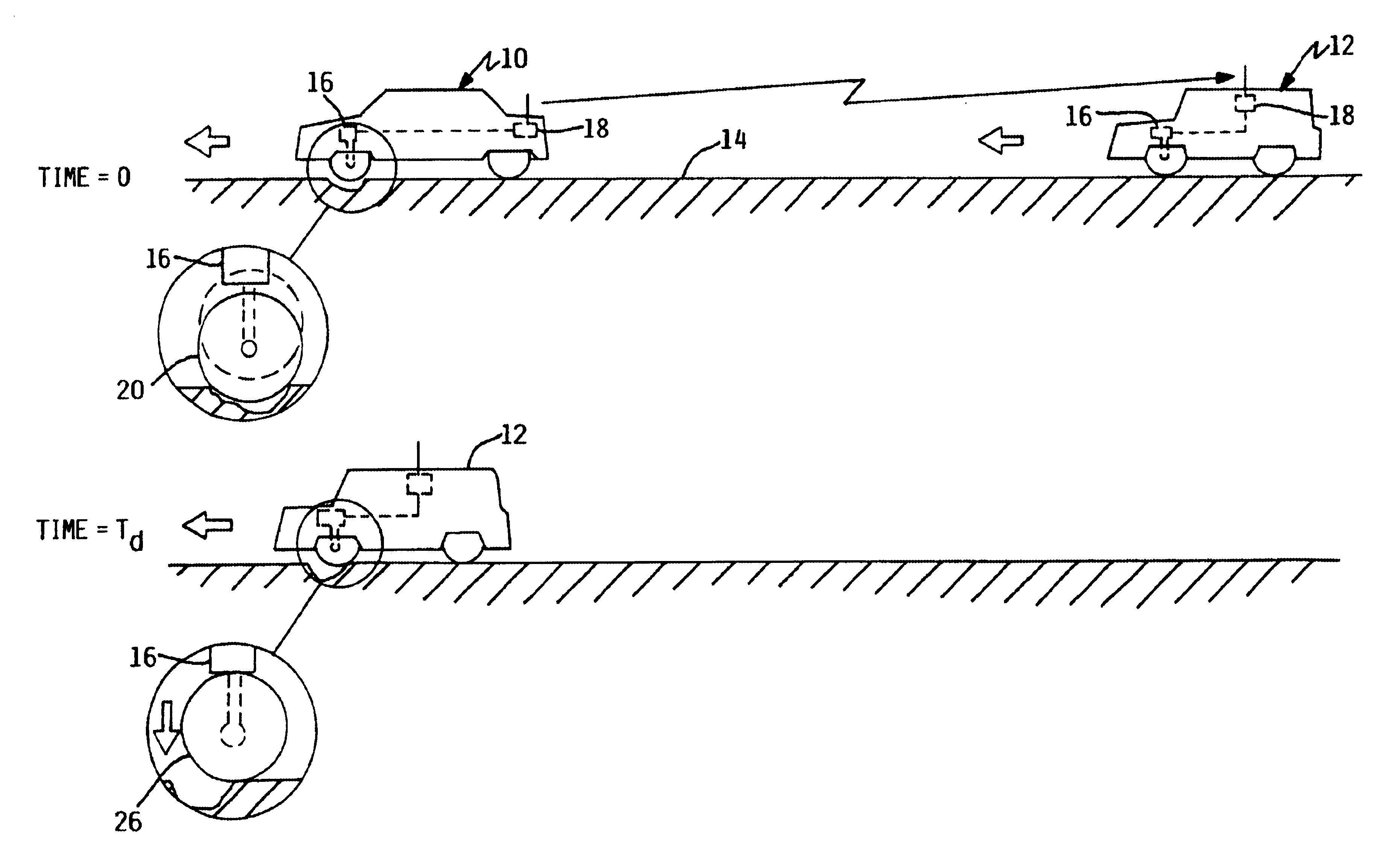 Prediction and compensation for land vehicle dynamics based on feedforward road conditions