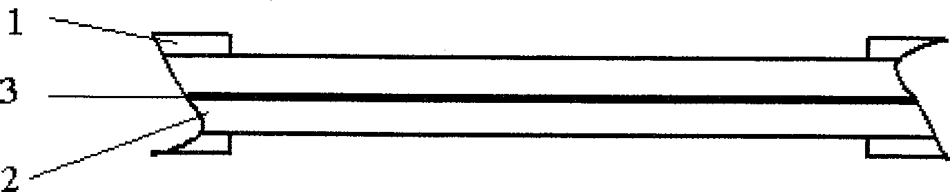 Double covered optical fiber side-pumping coupler grating and realization method thereof