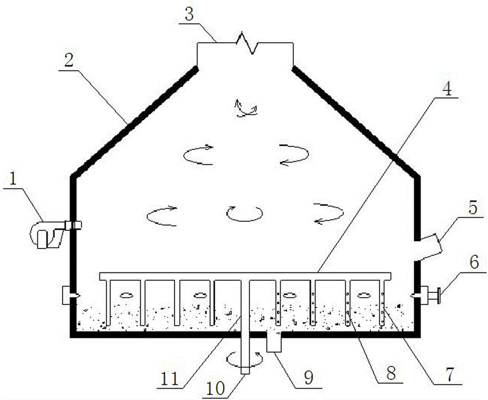 Efficient sludge incinerator