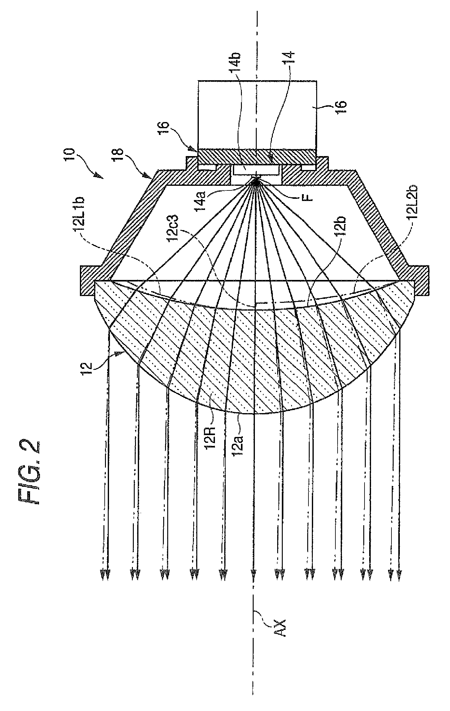 Lamp unit of vehicle headlamp