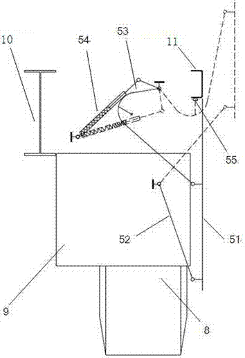 Air guiding device applied to van trailer