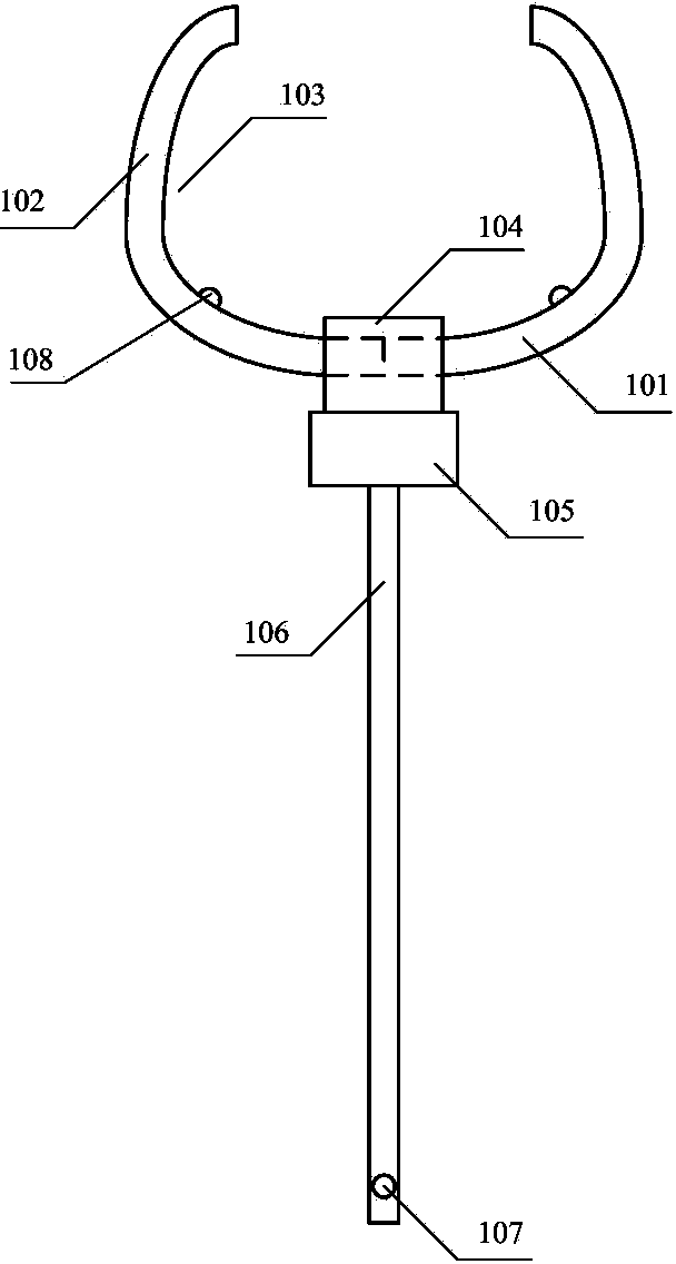 Electric shock capturing fork