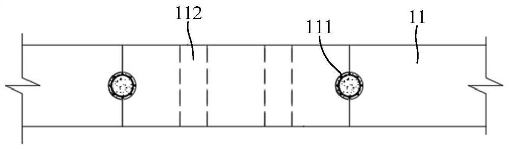 Construction method of side wall of underground structure