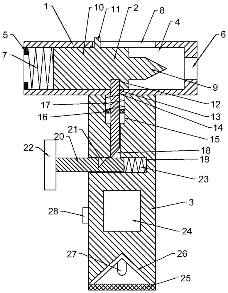 Fire-fighting hammer for fire-fighting safety