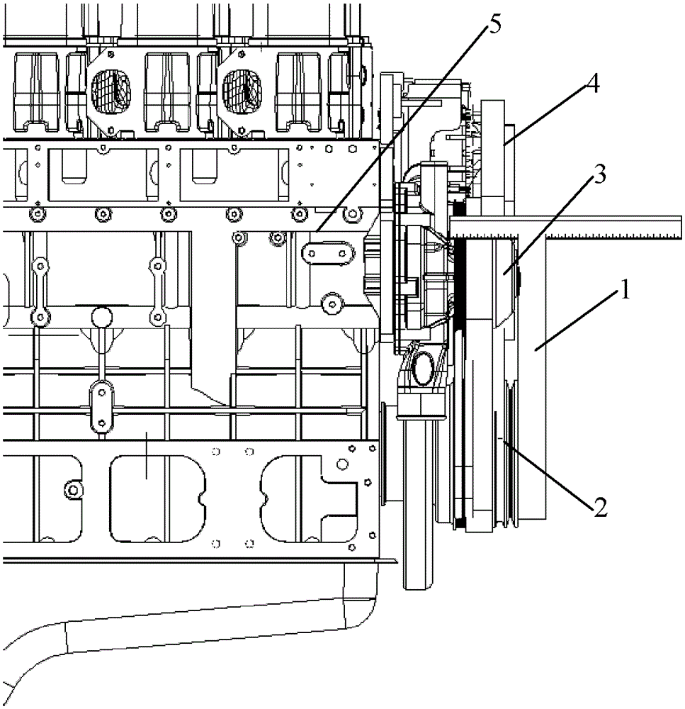 A method for detecting coplanarity of engine gear train