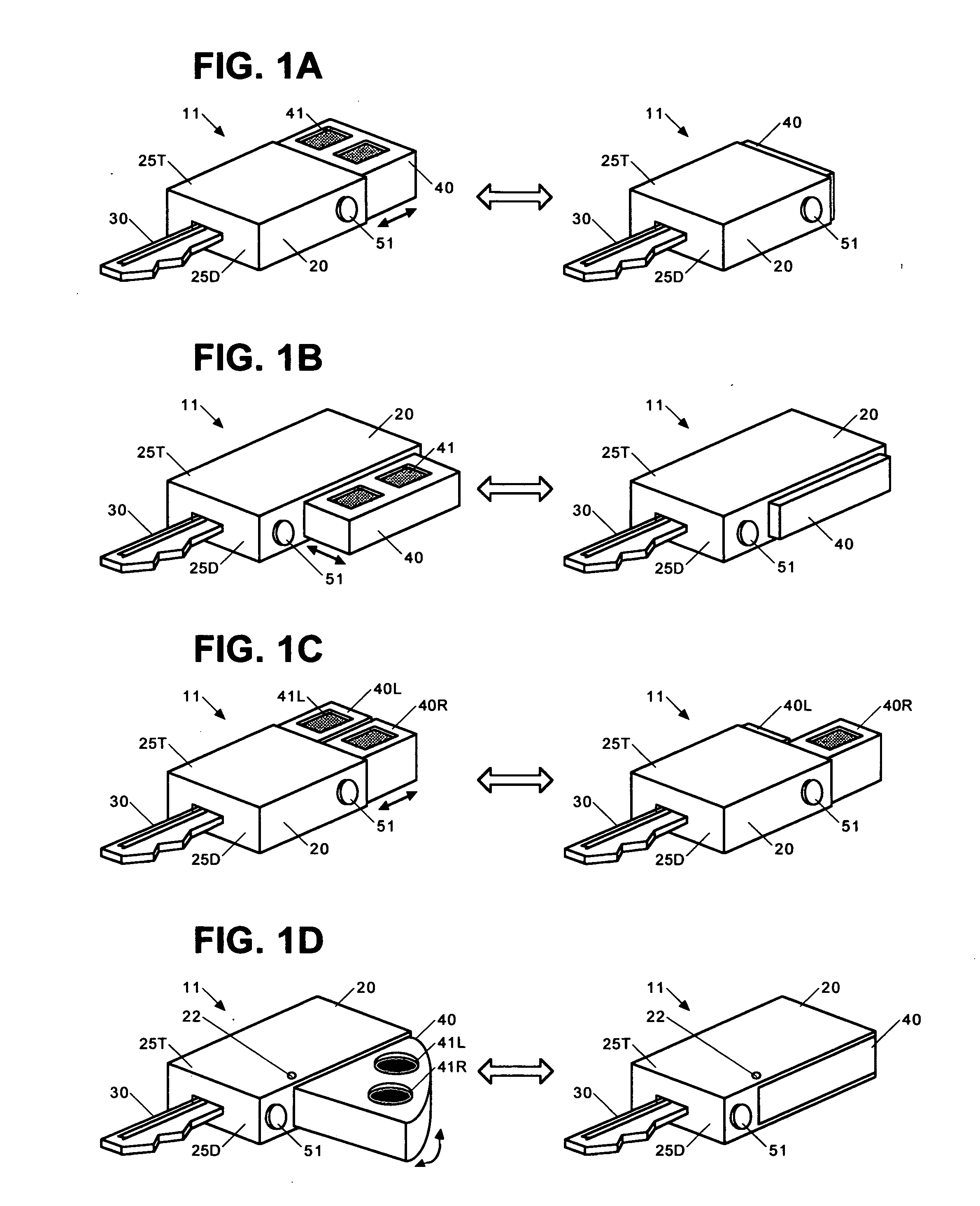 Key assemblies and methods