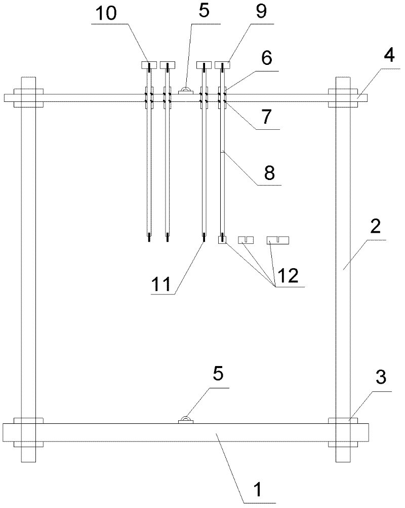 Tester for interface of different materials under point/rectangular load and photoelastic test method