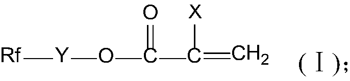 Novel oil-resistant, water-resistant and antifouling electron coating agent