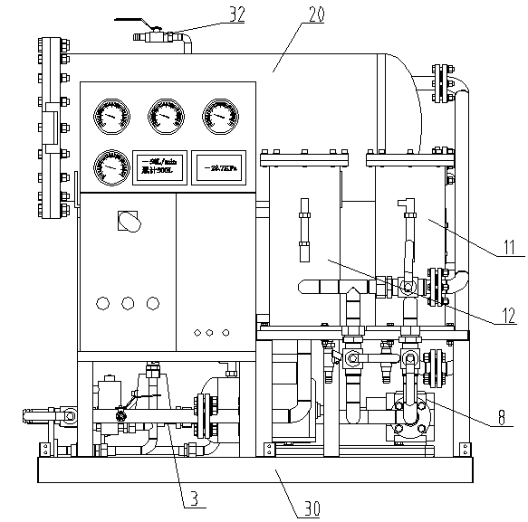 Oil purifier for oil used in anti-explosion boat