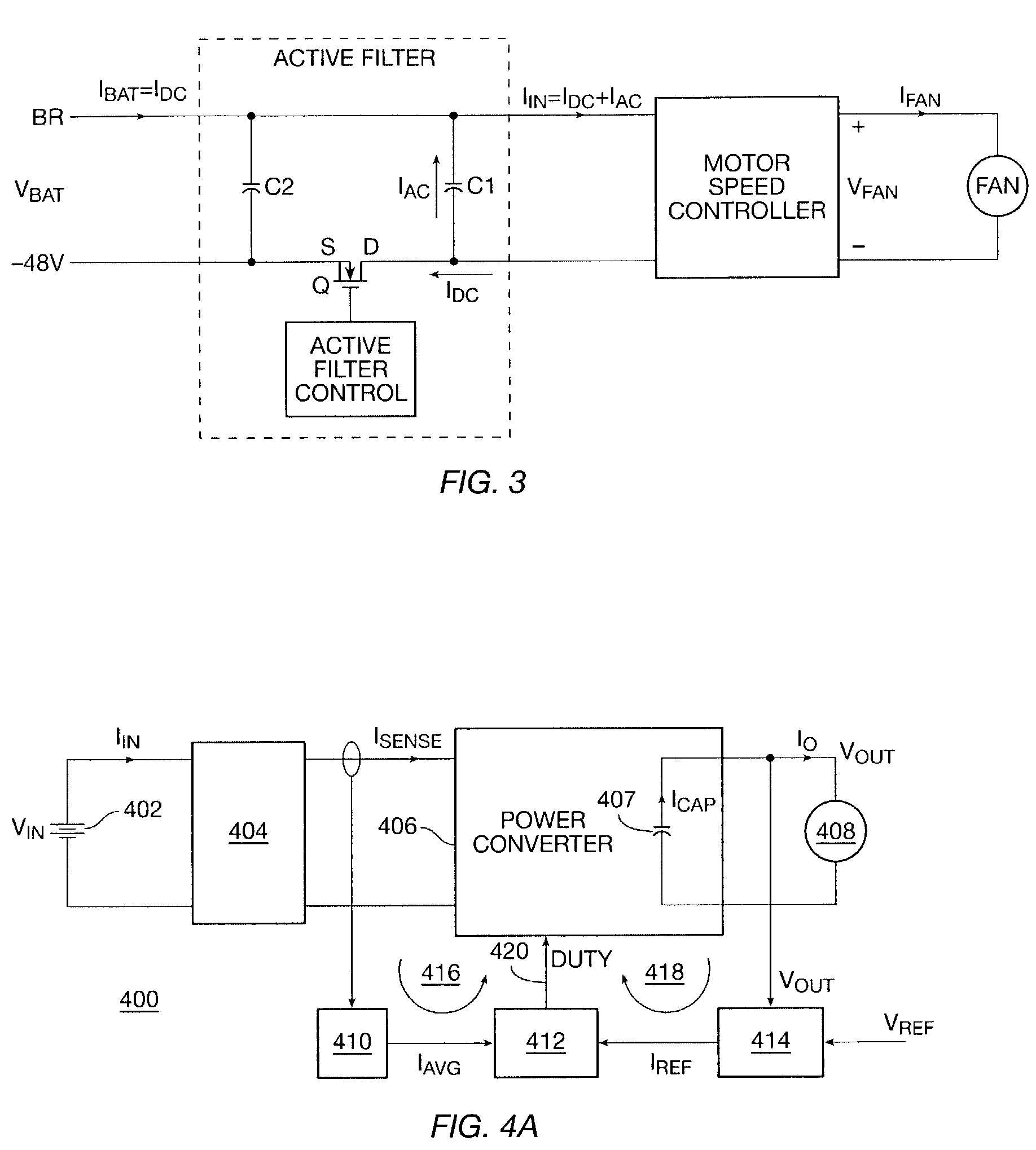 Apparatus and method of controlling low frequency load currents drawn from a DC source in a telecommunications system