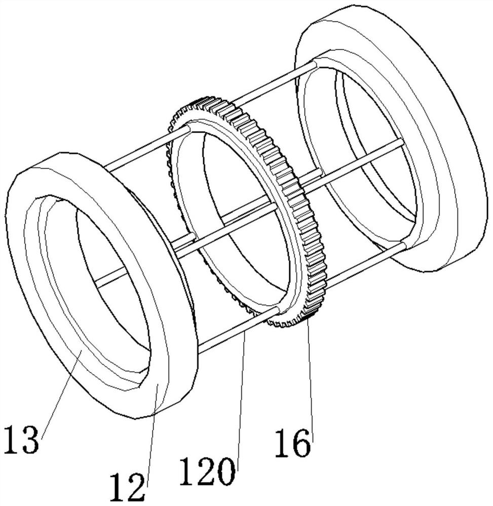 Sand screening device for constructional engineering