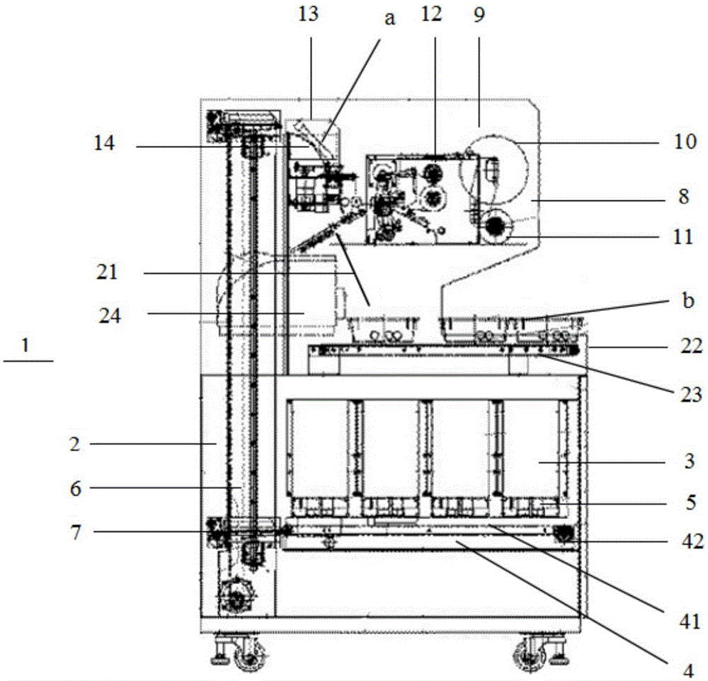 Device and method for preparing test tubes