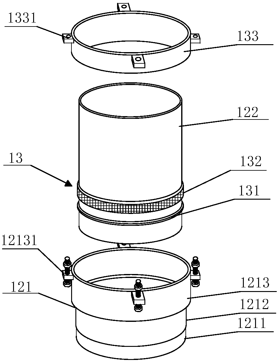 Two-phase flow conveying transferring and sand sucking set equipment facilitating multi-direction adjustment