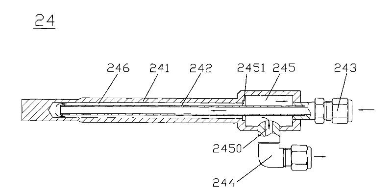 Processing device used for vacuum coating