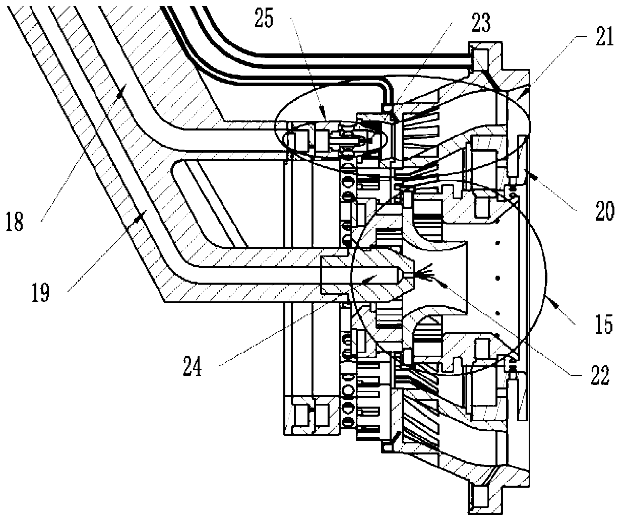 Low-pollution combustor for emission reduction through hydrogenation during aviation fuel combustion