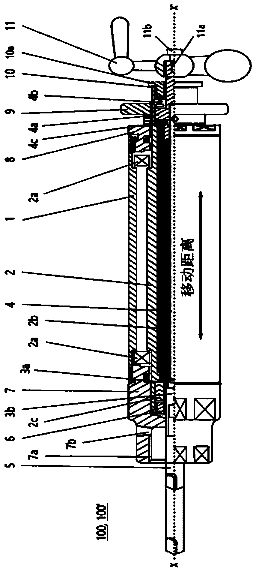 Drill device for removing plugging in pipes