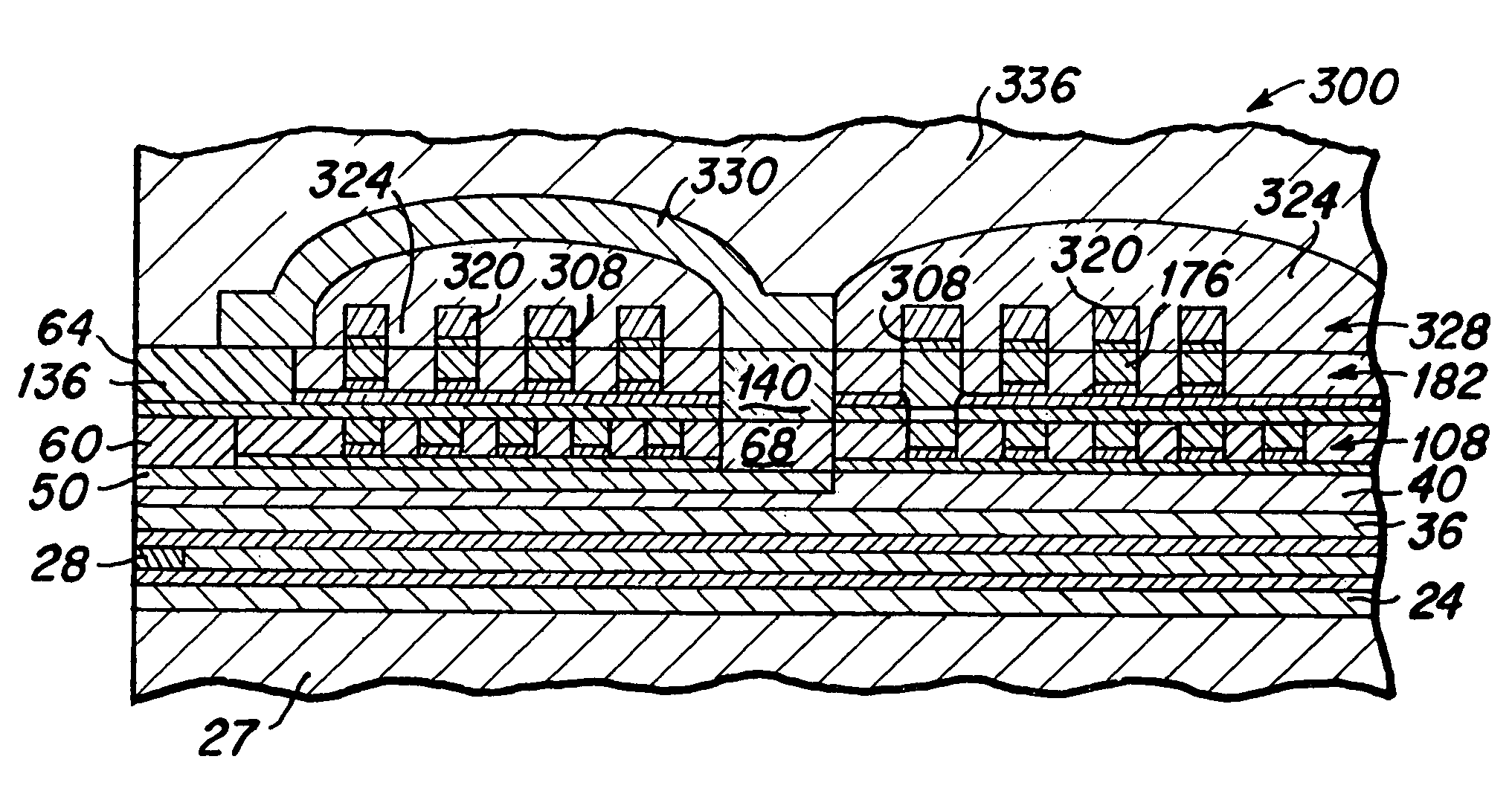 Magnetic head having reduced induction coil electrical resistance and method for the fabrication thereof