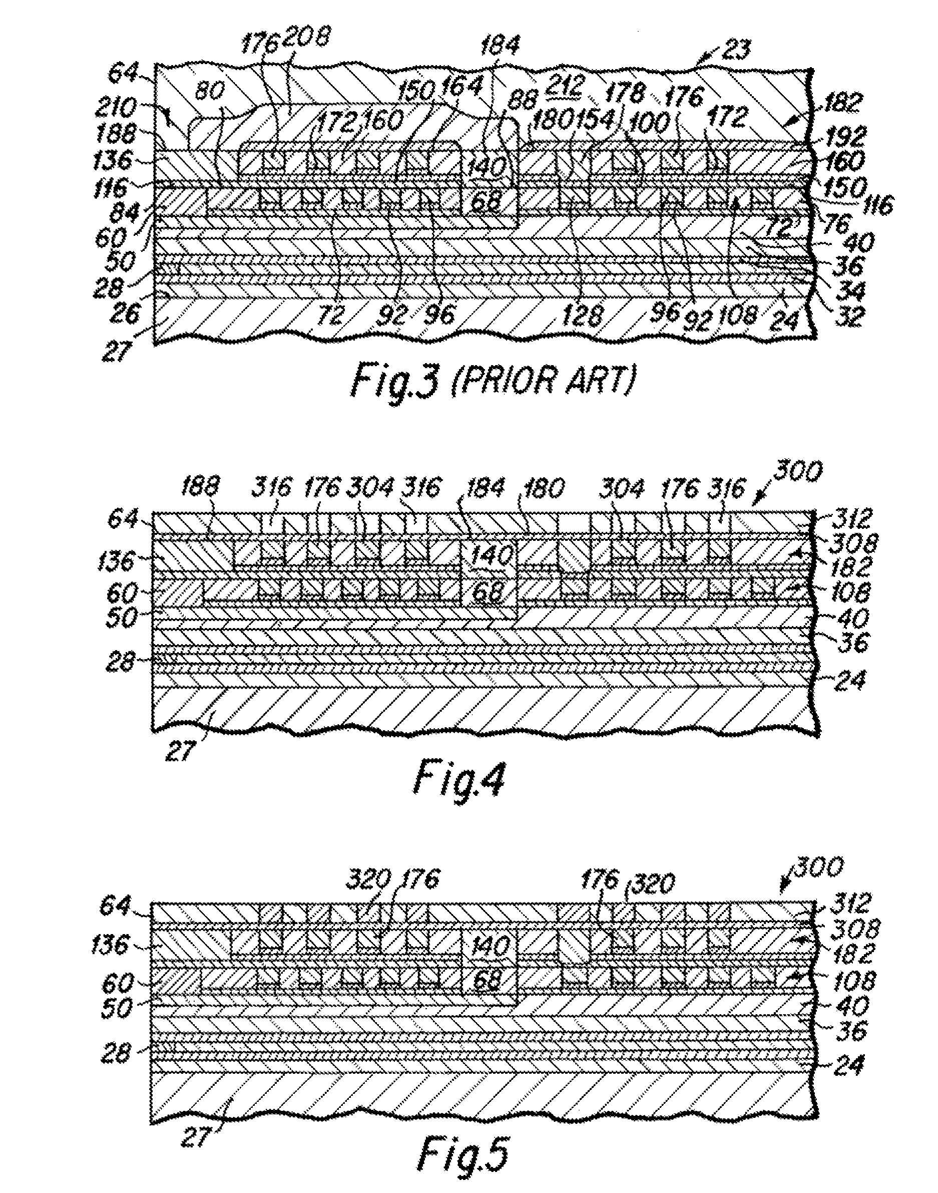 Magnetic head having reduced induction coil electrical resistance and method for the fabrication thereof