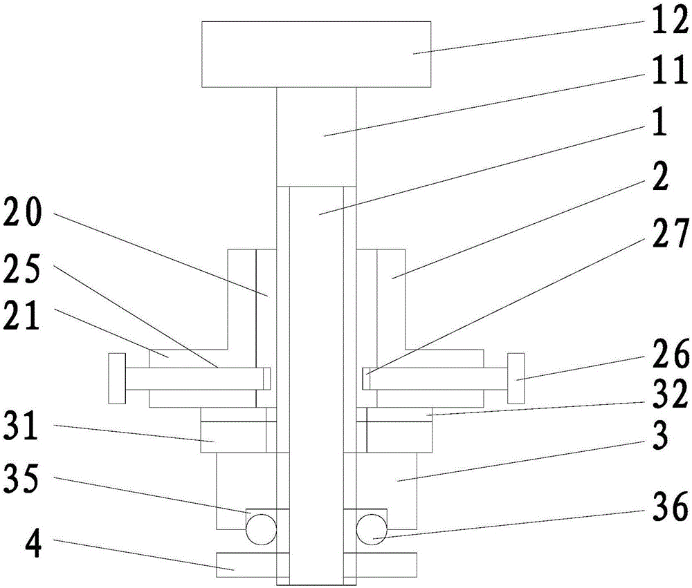 Firmly fixed screw group