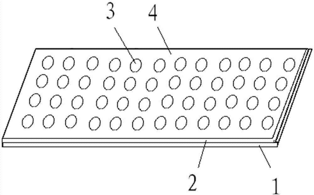 Method for preparing microarray chip between hydrophilic phase and hydrophobic phase and carrying out mass spectrum imaging quantitative analysis by using microarray chip