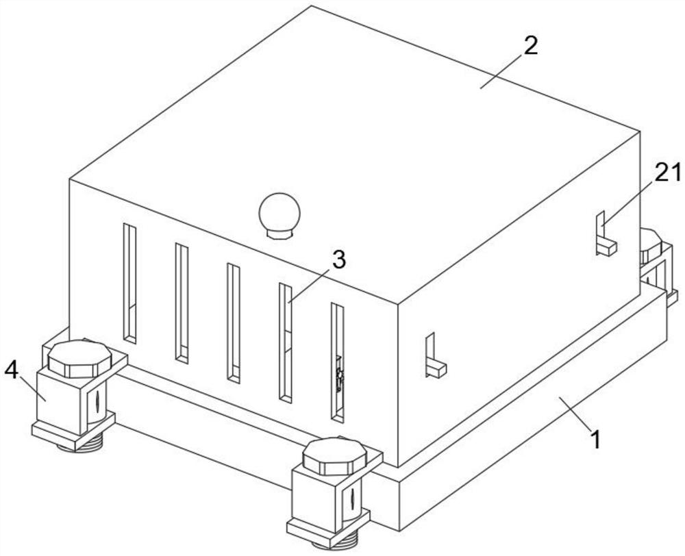 High-voltage control box for power electronic converter of new energy automobile