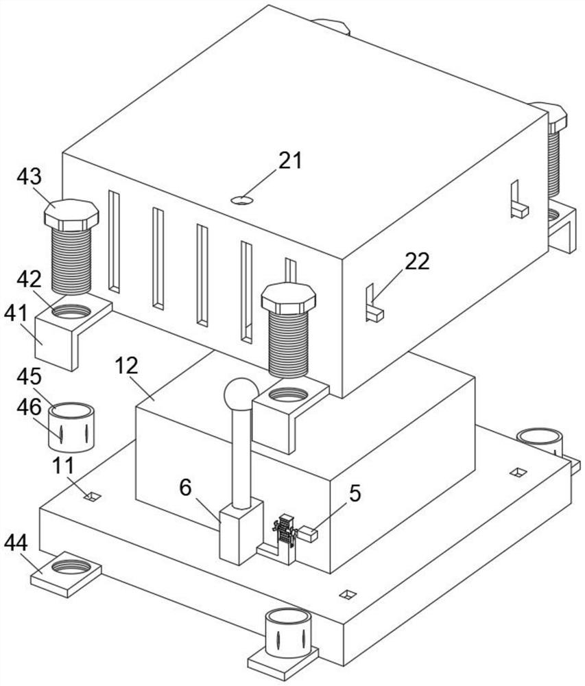 High-voltage control box for power electronic converter of new energy automobile