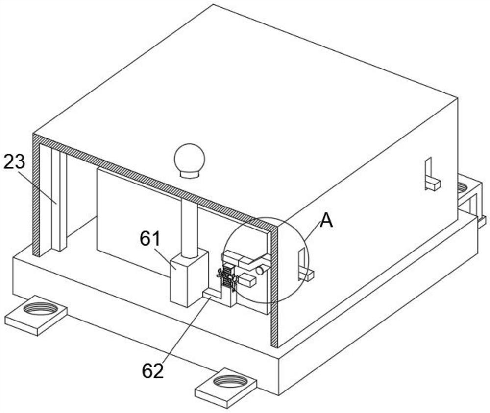 High-voltage control box for power electronic converter of new energy automobile