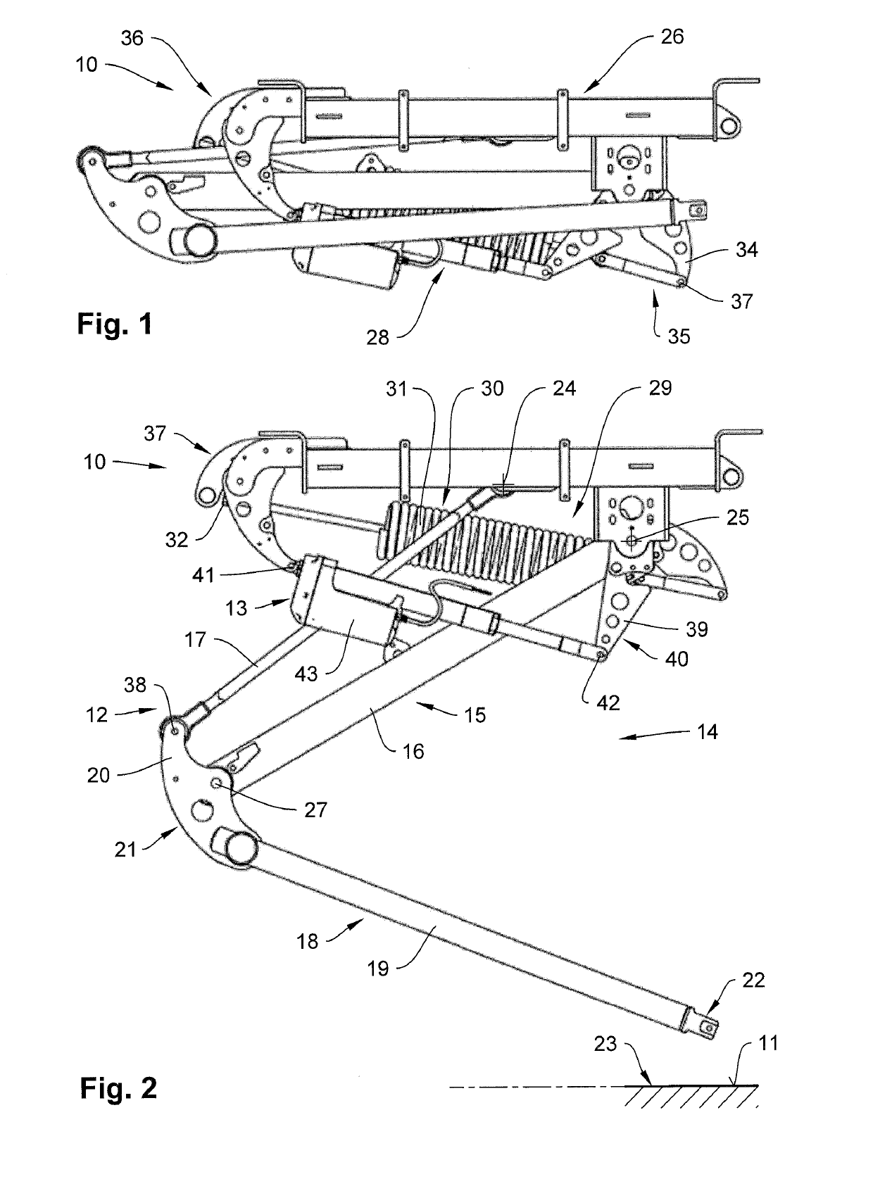 Positioning unit and contacting method