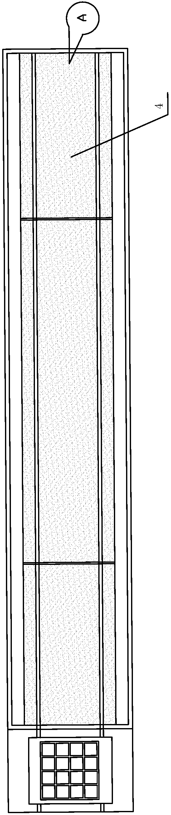 Setting device and method for drying honeycombed ceramic by waste heat air