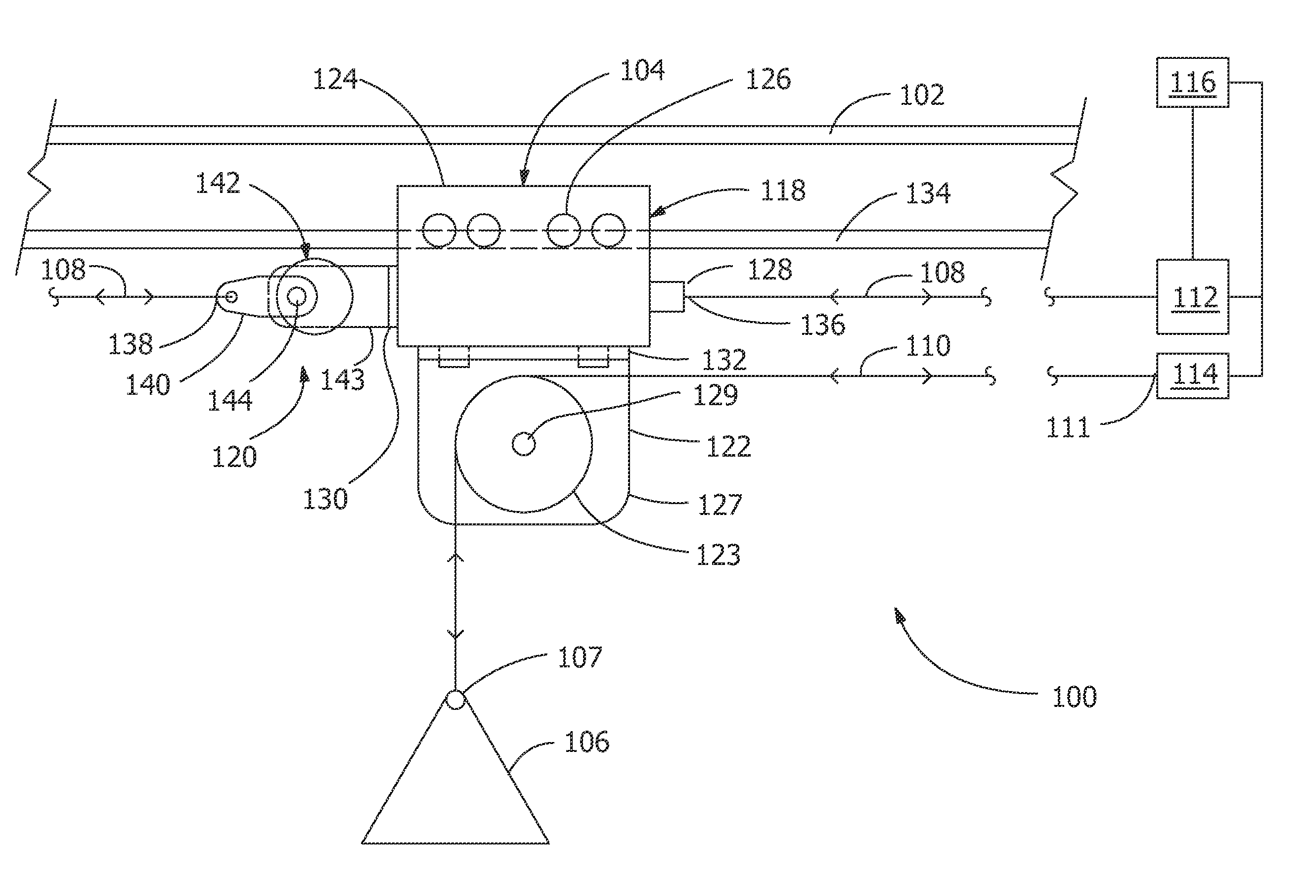 Engagement article, load positioning system, and process for positioning loads