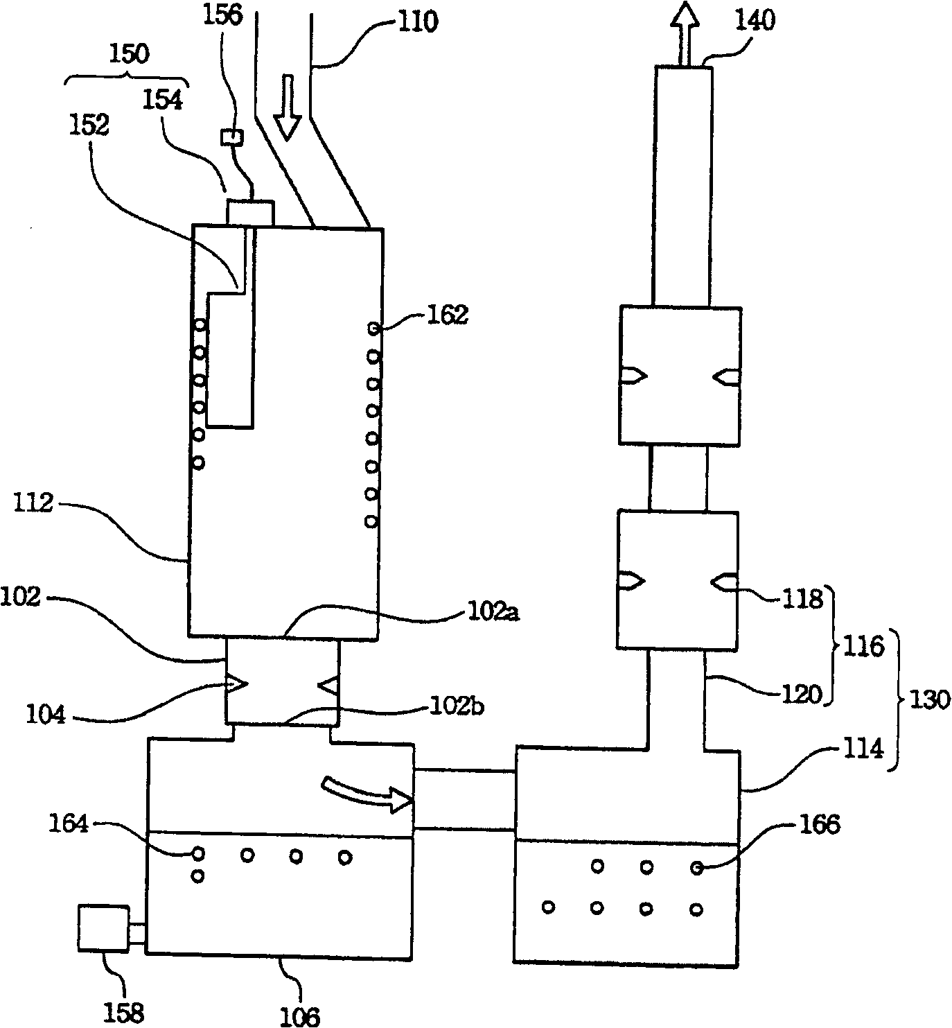 Exhaust gas treatment system