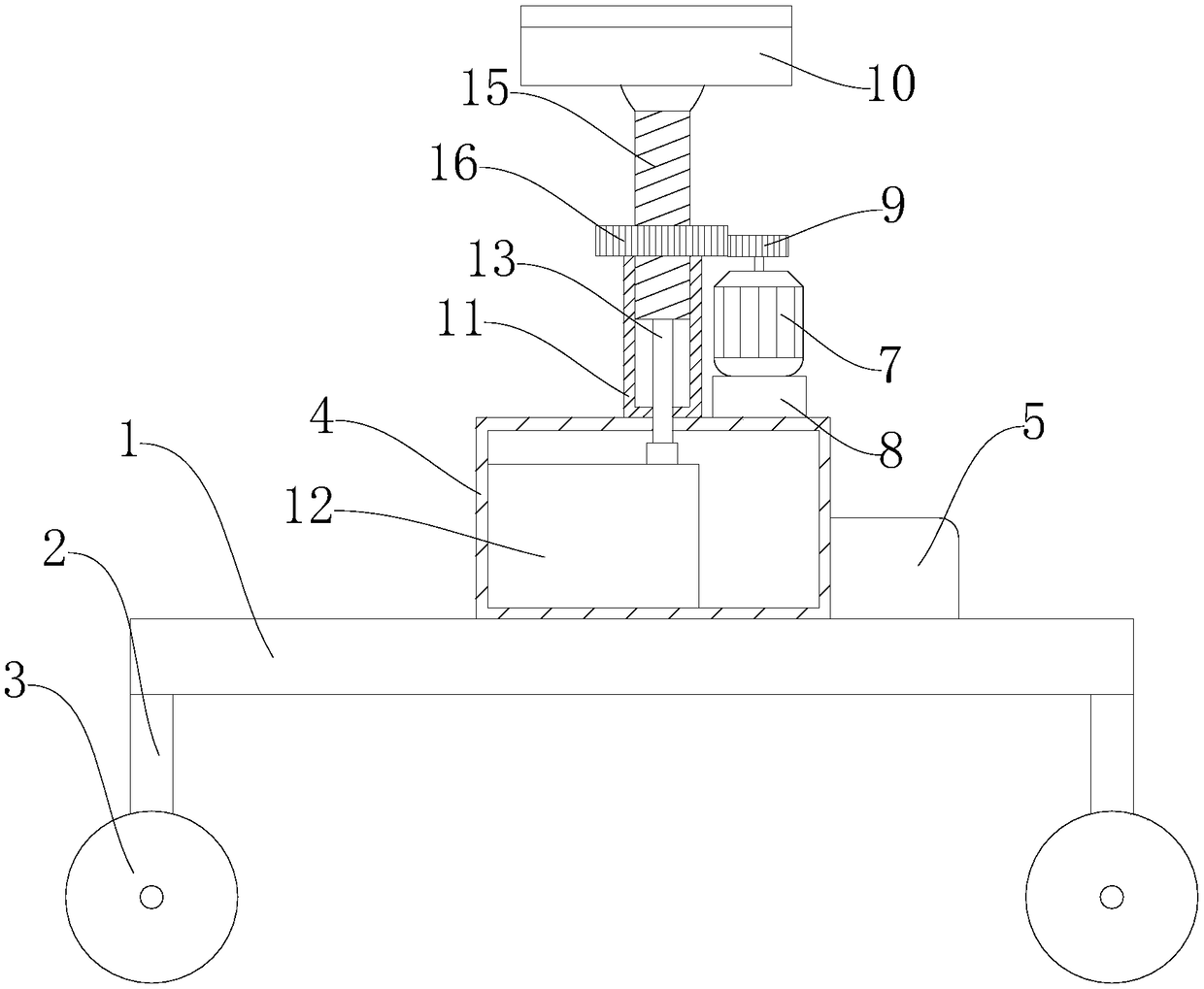 Air component analysis and recording device in greenhouse