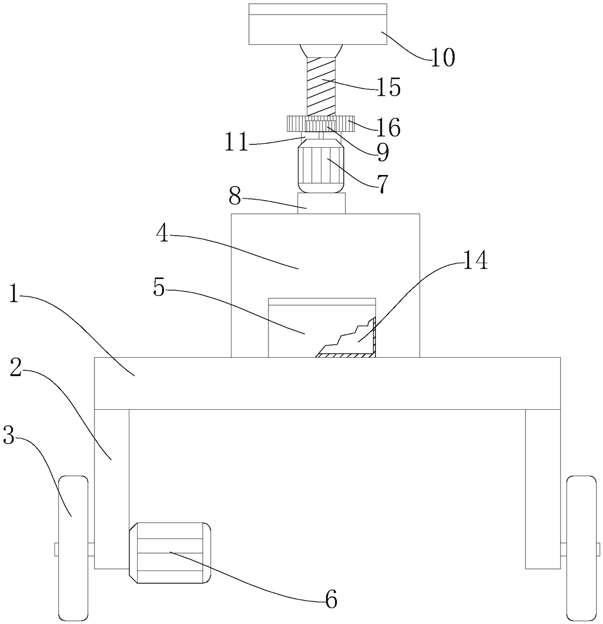 Air component analysis and recording device in greenhouse