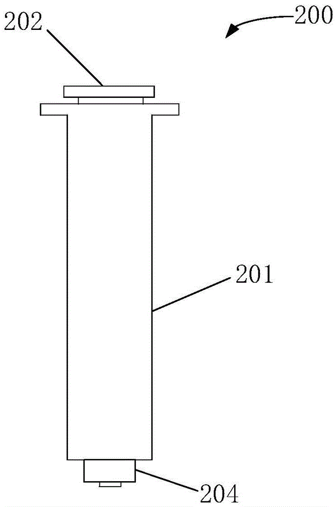 Double-cannula centrifugal injector