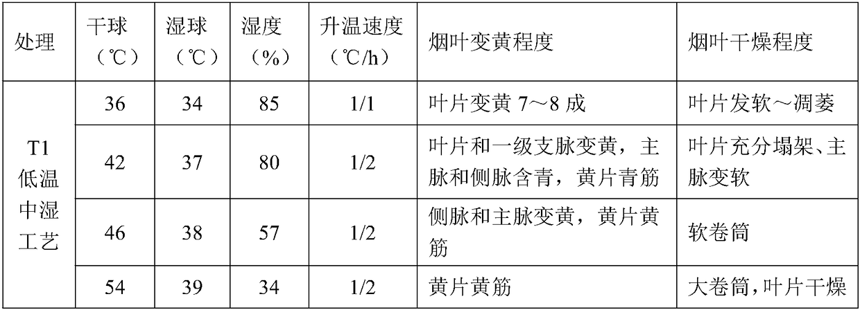 A method for stabilizing and slow-curing Xiangyan No. 5 tobacco leaves